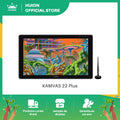 HUION Kamvas 22 Plus QLED Graphics Tablet Monitor Drawing Screen 21.5 inch Art Pen Display 140%sRGB