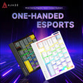 AJAZZ AK029 Wired One-Handed Gaming Keyboard HE Magnetic Switch 29 Key RGB 8000Hz Mini Mechanical Keyboard for E-sports PC Gamer