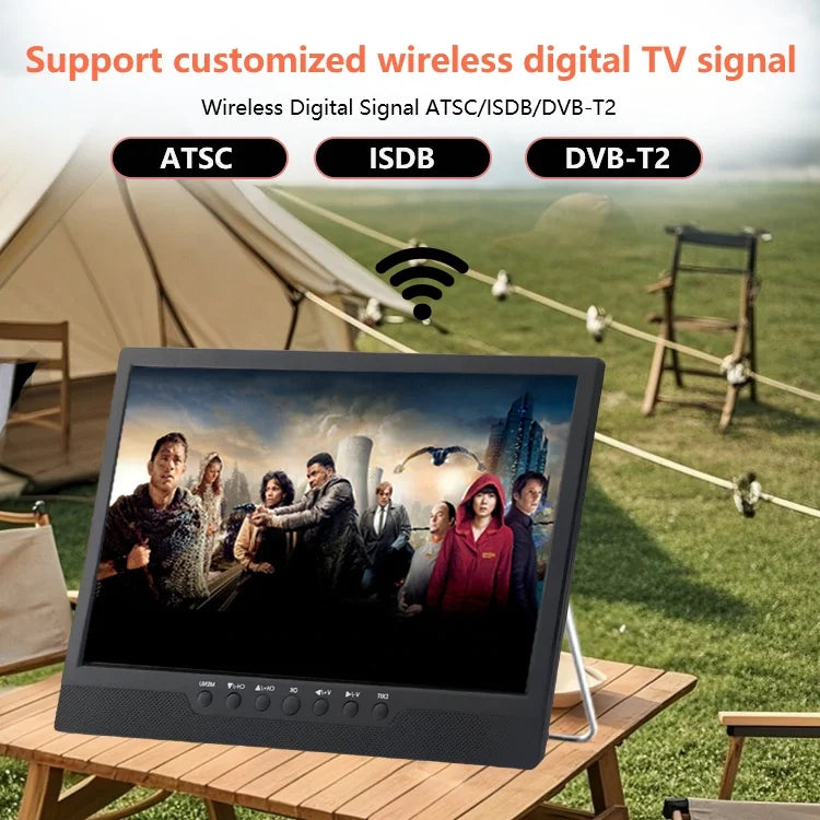 Portable Smart TV 20 Inch FHD HD Android LED TV with Battery 12V DC for Car Truck Outdoor Travel Camping TV Pro