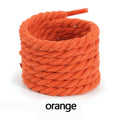 0.7mm Round Thick Hemp Style Shoelaces Solid Color for Men Women Hiking Sports Running