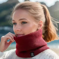 Winter Warm Knitted Neck Scarf for Women Men Plush Full Mask Outdoor Cashmere Solid Snood Scarves Thick Bufanda Muffler