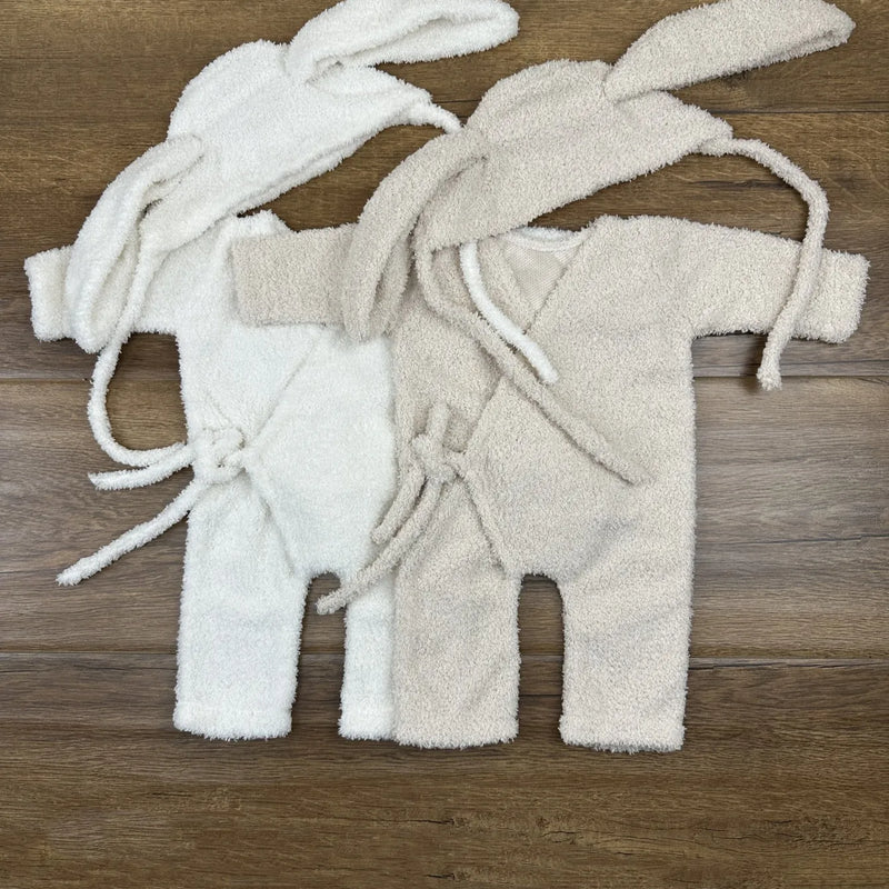0-12 Months Baby Bunny  Rabbit Outfit Newborn Photography Props  Jumpers Baby Photo Shoot Clothing