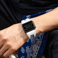SANDA New Mens Watch Led Digital Display Date Wristwatch Square Dial Chronograph Man Sport Outdoor Electronic Watches