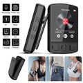 MP3 Player Bluetooth 5.2 Portable Sports Clip Student Walkman 1.77 Inch Screen HiFi Lossless Music Player with FM Radio E-Book