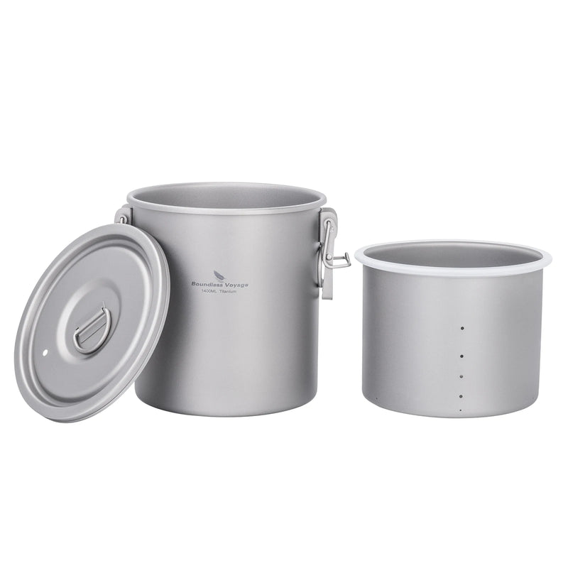 Boundless Voyage Titanium Rice Cooker Pot Ultralight - View 8 | SAMAG