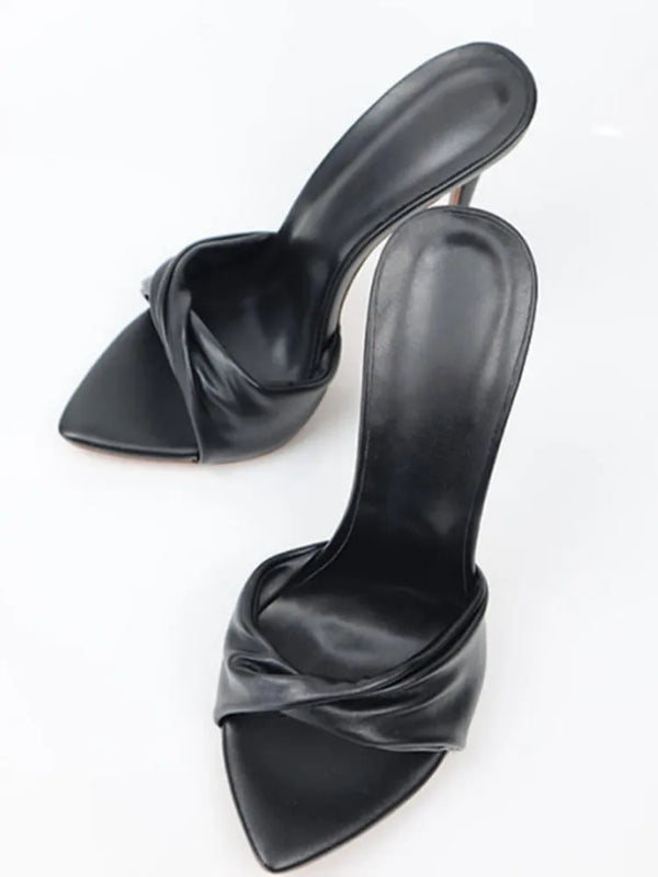 2026Summer New Pointed Thin High-heeled Women's Sandals, Sexy and Comfortable Party Fashionable High-heeled Slippers