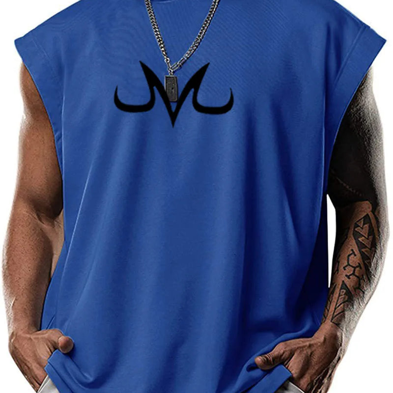 Quick-drying Bodybuilding Vest Men's Gym Bodybuilding Sleeveless Shirt Anime Zt Casual Vest Summer Training Clothing Cotton 2099