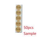 Round Pink Business Label Stickers Paper Cute Thank You - View 5 | SAMAG