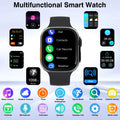 2026 New HD Full-Touch Smart Watch, Unisex - Wireless Calling/Multiple Sports Modes/Fitness Tracker, for Android and IPhone,Perfect Gift for Family and Friends