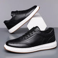 2026 New Men's Leather Shoes Casual Spring Autumn Fashionable Genuine Cowhide Slip-On Breathable Comfortable Anti-Slip Shoes