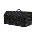 Car Trunk Organizer Box Large Capacity Auto Multiuse Tools Storage Bag Stowing Tidying Leather Folding for Emergency