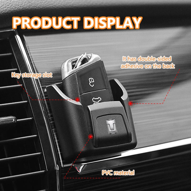 Car Dashboard Key Storage Box Organizer Car Stowing Tidying Accessories For TANK Great Wall GWY 300 500 700 400
