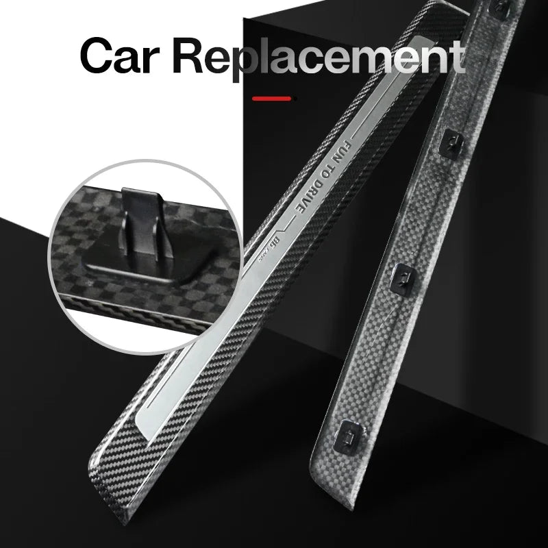 2PCS Car Door Sill Plate Protectors Anti-Scratch Waterproof Car Door Sills Scratch Protection For GR86 BRZ 2025 2024 Accessories