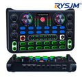 X60 Sound Card English Version Convenient Compact Audio Mixer Live Sound Card with DJ Mixer Effects For Karaoke Broadcast KTV