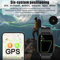New GPS Military Smart Watch Bulit-in GPS Compass Altimeter Barometric 10ATM IP69K Waterproof AMOLED BT Call Smartwatch
