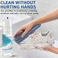 Professional Shoe Cleaning Kit with Foam Cleaner & Dual-Sided Brush, No-Rinse Deep Stain Remover for Sneakers, Leather & Canvas