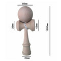 Crack Painted Kendama Toy Outdoor Fitness Balls Train Eye-hand Coordination for Children Adults Outdoor Fun Juggling Sports Ball