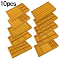 1 Set, (Including 8PCS) Flocking Jewelry Box Jewelry Tray