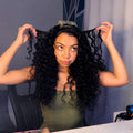 12A Natural Color Loose Deep Wave Human Hair Bundles And Weaves Unprocessed Brazilian Human Hair Weave Bundles 1/3/4PCS Raw Hair Bundles Weave Extensions Hair Extensions Materials For Women Natural Black Soft Silky Hair Loose