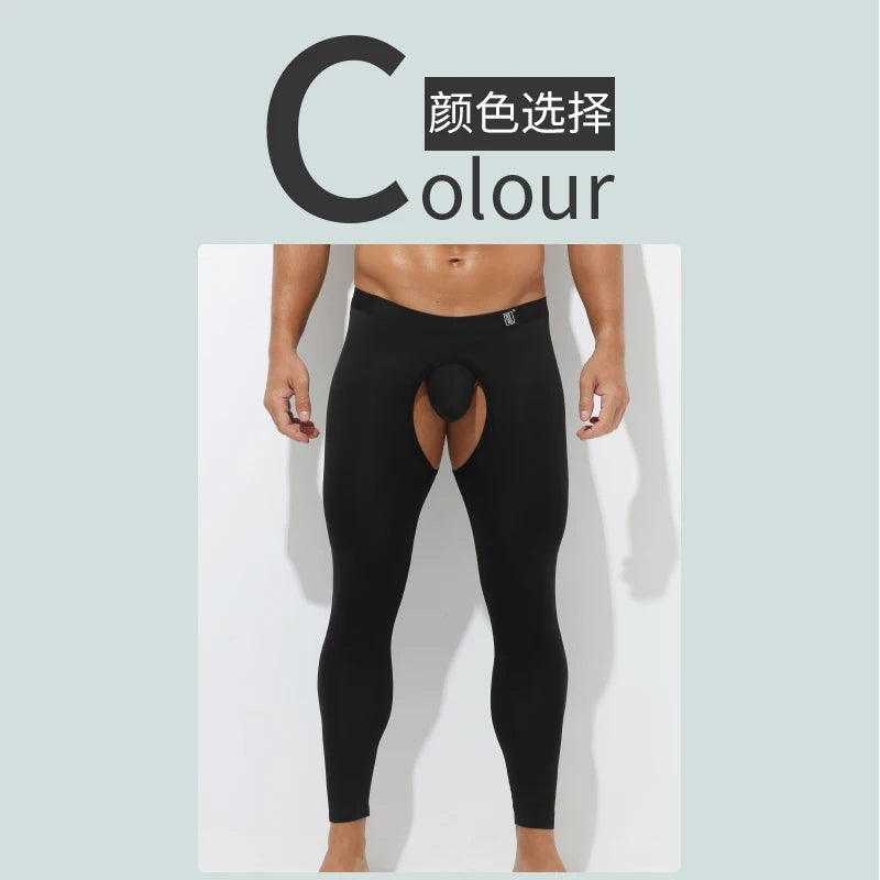 Men's Long Johns Suit Tights Modal Cotton Sweater Male Thin Shirt Leggings Underwear