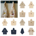 KS Children's Absorbent Bath Towel Robe with Hood And Cape Baby Bath Towel for Infants Comfortable Wearable Bath Robe