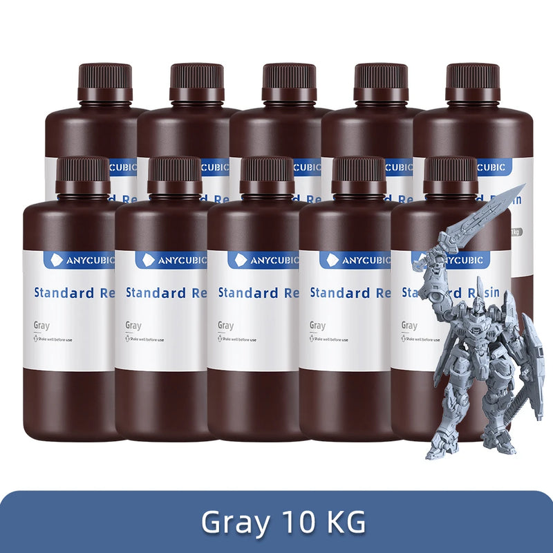 ANYCUBIC 405nm UV Standard Resin / Standard Resin V2 For LCD 3D Printer Photon Mono M7 3D Printing Resin UV Sensitive Resin 1kg
