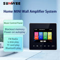 Mini wall amplifier Background music player Bluetooth sound control panel home audio amplificador with ceiling speaker