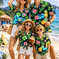 New Mother Kids Family Wear Beach Hawaiian Shirt Tropical | SAMAG
