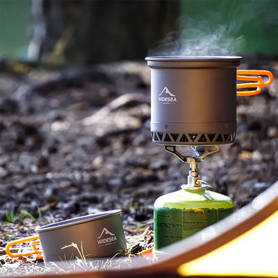 Outdoor Camping Pot 1.3L 2.3L Cookware Cooking Kettle Set | SAMAG