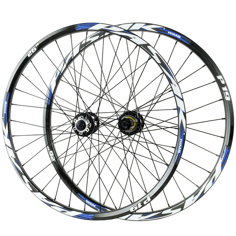 MTB bicycle wheels mountain bike wheel front2 rear4 bearing 26/27.5/29inch HG MS XD Six Hole Disc Brake QR100 135alloy hub thru