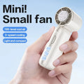Lenovo Portable High Speed Cooling Handheld Fan 3000mAh Rechargeable 199 Wind Speeds Adjustable Foldable Air Cooling Turbo Fan