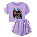 KATSEYE Costume Baby Girls Summer Casual Pajamas Set Kids | SAMAG