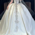 Customized Strapless Ballgown Wedding Dress Vestidos | SAMAG