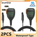 Baofeng Waterproof Type Microphone UV 9R Walkie Talkie PTT Speaker Mic For UV9R Pro UV 68 Pro Max V2  UV S22 Pro V2 Ham Radio