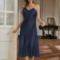 Sexy Nightie Woman Suspender Nightdress Backless Camisolas Night Dress Lingerie Nightgown Sleep Tops Pajamas Satin Woman