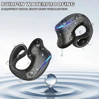 Wireless Bluetooth 5.3 Headset Talking Clip-On Earphone | SAMAG