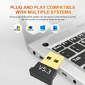 USB Bluetooth 5.3 Adapter for PC Laptop Computer Wireless Dongle Bluetooth Adapter Support Mouse Keyboard Windows 7/8.1/10/11