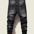 Fashion Men's Jeans Pants Stretch Blue Skinny For Casual | SAMAG