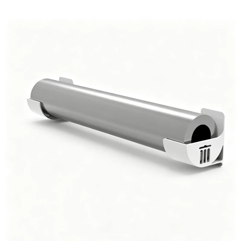 No Drill Adhesive Paper Towel Rack Wall Mount Kitchen Plastic Wrap Roll Holder Cabinet Door Self Storage - View 6 | SAMAG