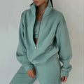 Tracksuit Set Stylish Autumn And Winter Comfortable Warm Two-piece Sets Suit Women Casual Streetwear Sportswear