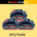 for Makita6.0Am 9.0Am 12.0Am 18V 12.0Ah Rechargeable Battery for Makita Cordless Drill & Power Tools