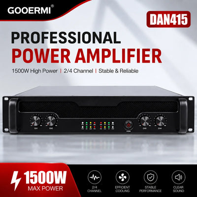 GOOERMI DAN415 Professional Power Amplifier 1500W 2/4 | SAMAG