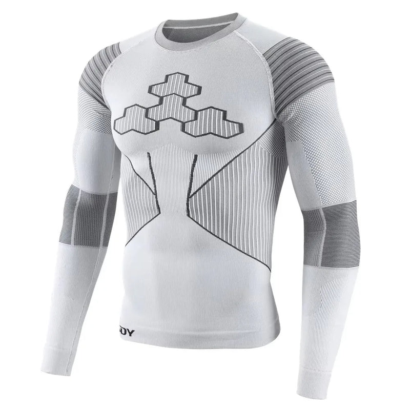 2026 Men's Skiing Underwear Fitness Exercise Warm Skiing Mountaineering Running Yoga Autumn Clothes and Pants High Quality Suit