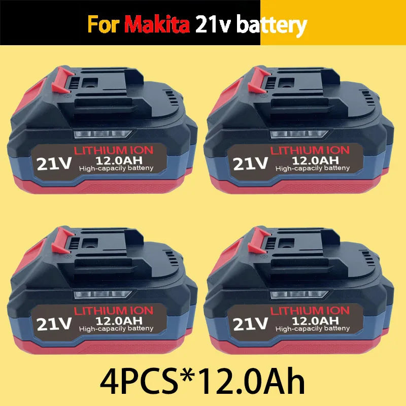 for Makita6.0Am 9.0Am 12.0Am 18V 12.0Ah Rechargeable Battery for Makita Cordless Drill & Power Tools