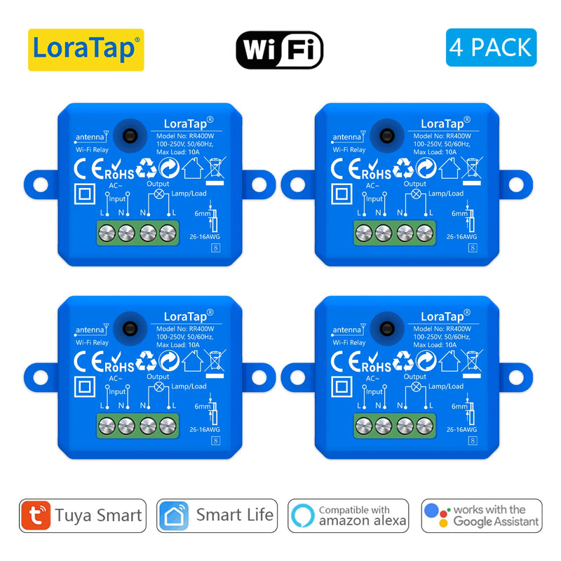 LoraTap Mini DIY Module Wifi Light Switch Wireless APP Remote Control Switch 220V Smart Home Electrical Switches