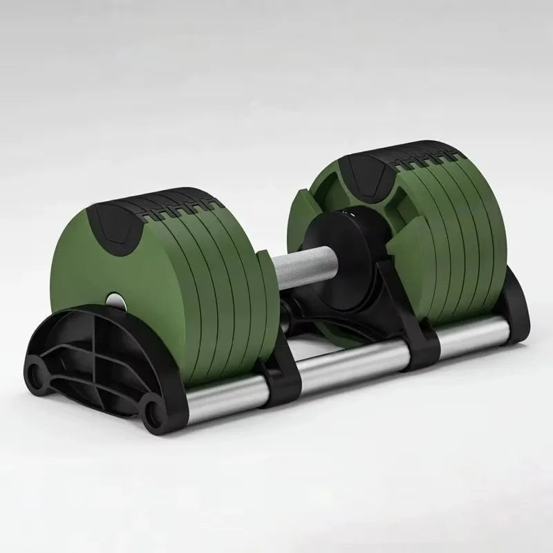 Heavy Duty Commercial Adjustable Electroplated Dumbbell | SAMAG