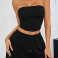 Women's Fashionable Casual Racerback + Shorts Set, Y2K Hot Girl Style and Casual Comfortable Women's Outfit