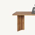 63-inch Dining Table for 4-6, Farmhouse Kitchen Table with Large Tabletop, Rectangular Eating Table for Dining Room, Living Room