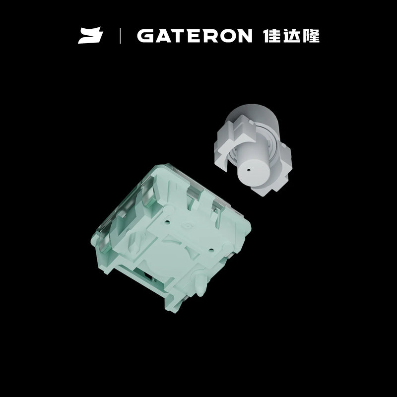 GATERON Magnetic Jade Ultra Switch, Linear, Freely Setting Pre-Travel, HE Hall Sensor Effect for Magnetic Keyboard Gaming Office