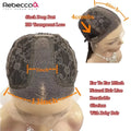 Burgundy Bob Wig 4C Hair Human Hair 13x6x1 Frontal Lace Straight Bob Wigs 99J Red Short Bob Wig Middle Part 100% Human Hair Wig